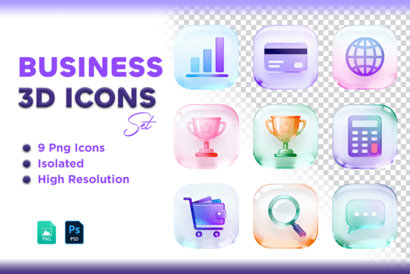 3D Glass Morphism Business Icons Bundle: A Practical Guide for Modern Design Workflows
