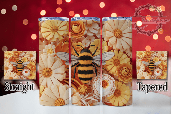 3D Golden Floral Bee Tumbler: A Strategic Asset for Custom Drinkware Brands