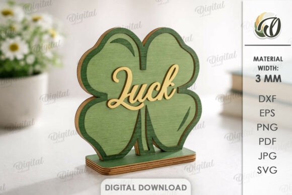 3D Lucky Shamrock Decor Laser Cut: A Practical Guide for Digital Makers