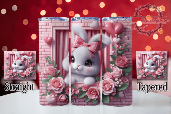 3D Pink Bunny Hole Tumbler: A Digital Design Evaluation