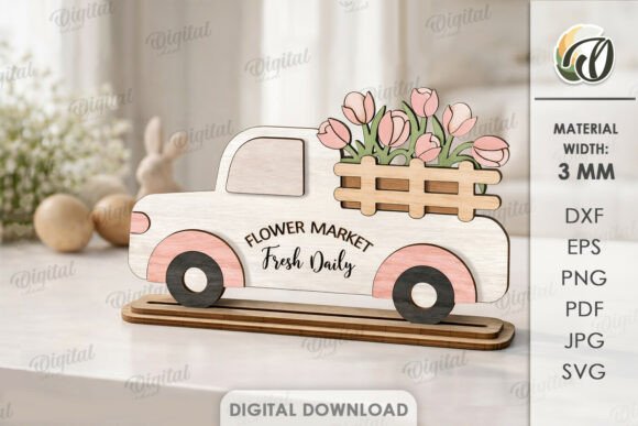 Bringing Spring to Life with a 3D Easter Stand Laser Cut Design