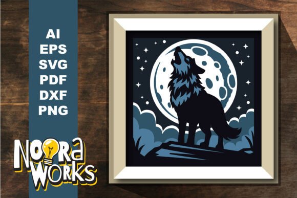 Creating Magic with the Wolf and Moon 3D Shadow Box SVG: A Guide for DIY Enthusiasts