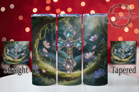 Elevating Drinkware Design: The Impact of the 3D Jeweled Christian Cross 20oz Tumbler