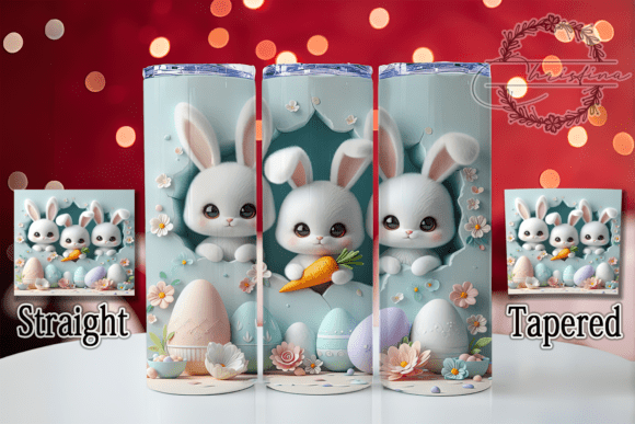 Elevating Seasonal Drinkware: The Impact of the 3D Festive Easter Bunny Tumbler Design