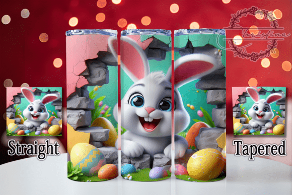 Evaluating the 3D Whimsical Easter Bunny Tumbler Design Asset