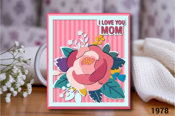 Layered Flower Mother’s Day Design 1978: A Timeless Approach to Modern Papercraft