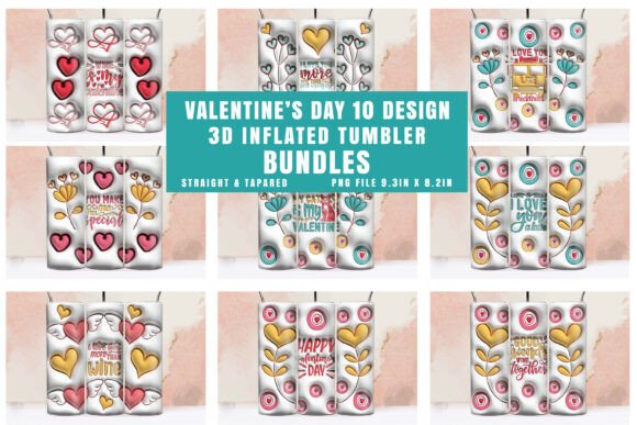 Mastering 3D Inflated Valentine's Day Tumbler Wraps: A Guide to Sublimation Success
