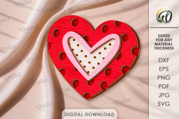 Transform Your Space with 3D Heart Decor Laser Cut Designs